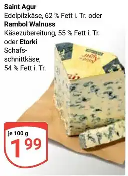 Globus Saint Agur oder Rambol Walnuss oder Etorki Angebot