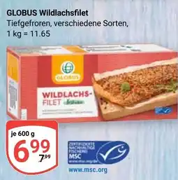Globus GLOBUS Wildlachsfilet Angebot