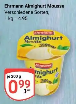 Globus Ehrmann Almighurt Mousse Angebot