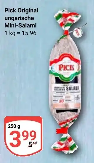 Globus Pick Original ungarische Mini-Salami Angebot