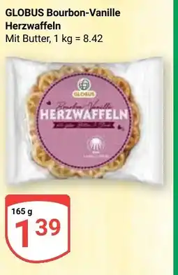 Globus GLOBUS Bourbon-Vanille Herzwaffeln Angebot