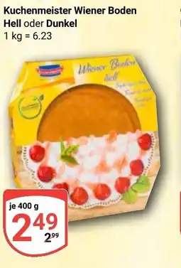Globus Kuchenmeister Wiener Boden Hell oder Dunkel Angebot