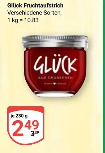 Globus Glück Fruchtaufstrich Angebot