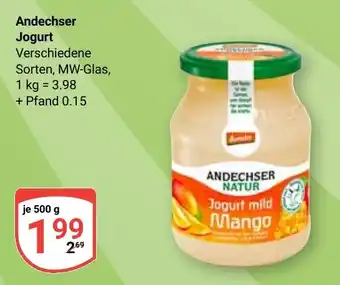 Globus Andechser Jogurt Angebot