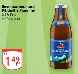 Globus Berchtesgadener Land Frische Bio-Alpenmilch Angebot