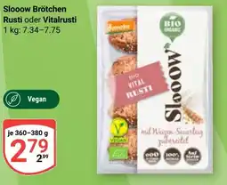 Globus Slooow Brötchen Rusti oder Vitalrusti Angebot