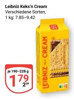 Globus Leibniz Keks'n Cream Angebot