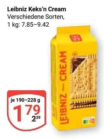 Globus Leibniz Keks'n Cream Angebot