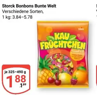 Globus Storck Bonbons Bunte Welt Angebot