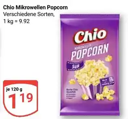 Globus Chio Mikrowellen Popcorn Angebot