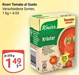 Globus Knorr Tomato al Gusto Angebot