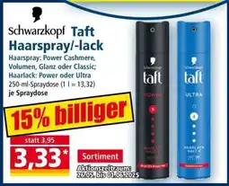 Norma Schwarzkopf Taft Haarspray/-lack Angebot