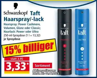 Norma Schwarzkopf Taft Haarspray/-lack Angebot