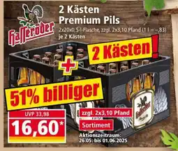 Norma Hasseröder 2 Kästen Premium Pils Angebot