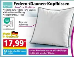 Norma Federn-/Daunen-Kopfkissen Angebot