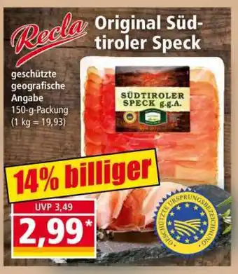 Norma Original Südtiroler Speck Angebot
