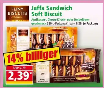 Norma Jaffa Sandwich Soft Biscuit Angebot