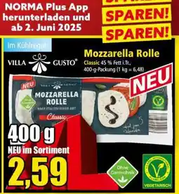 Norma Mozzarella Rolle Angebot