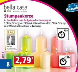 Norma Stumpenkerze Angebot