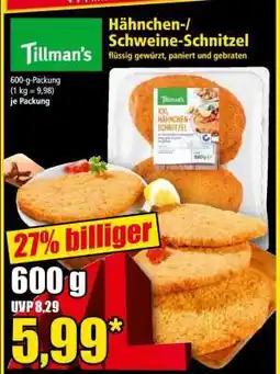 Norma Hähnchen-/Schweine- Schnitzel Angebot