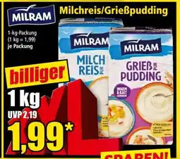 Norma Milchreis/Grießpudding Angebot