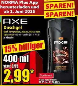 Norma AXE Duschgel Angebot
