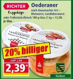 Norma Oederaner Angebot