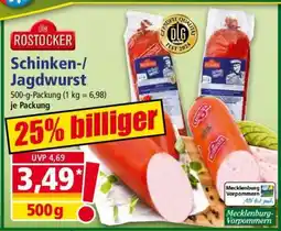 Norma Schinken-/ Jagdwurst Angebot