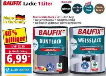 Norma Baufix Lacke 1 Liter Angebot