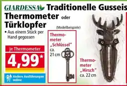 Norma Traditionelle Gusseis Thermometer oder Türklopfer Angebot