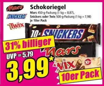 Norma Schokoriegel Angebot