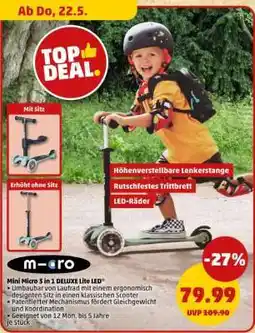 PENNY Mini Micro 3 in 1 DELUXE Lite LED Angebot