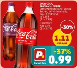 PENNY Coca-Cola, Fanta oder Sprite Angebot
