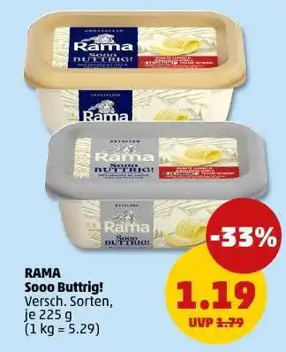 PENNY Rama Sooo Buttrig Angebot