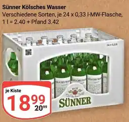 Globus Sünner Kölsches Wasser Angebot