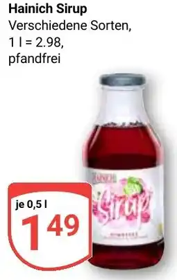 Globus Hainich Sirup Angebot