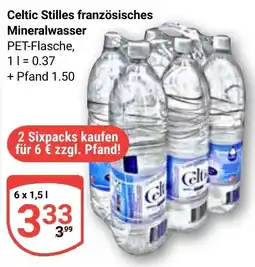 Globus Celtic Stilles französisches Mineralwasser Angebot