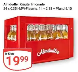 Globus Almdudler Kräuterlimonade Angebot