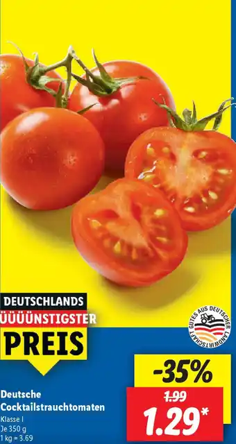 Lidl Deutsche Cocktailstrauchtomaten Angebot