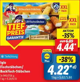 Lidl iglo Backfisch-Stäbchen Angebot