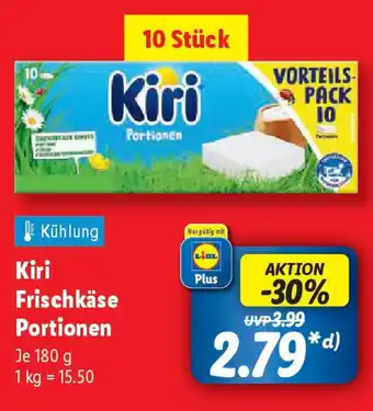 Lidl Kiri Frischkäse Portionen Angebot