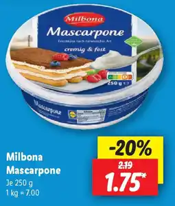 Lidl Milbona Mascarpone Angebot
