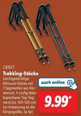 Lidl CRIVIT Trekking-Stöcke Angebot