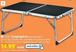 Lidl CRIVIT Campingtisch Angebot