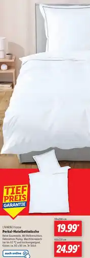 Lidl LIVARNO home Perkal-Hotelbettwäsche Angebot