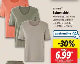 Lidl esmara Leinenshirt Angebot