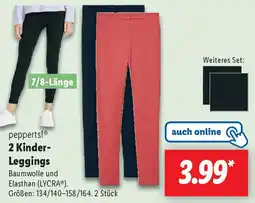 Lidl pepperts! 2 Kinder Leggings Angebot