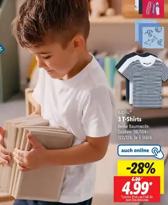 Lidl lupilu 3 T-Shirts Angebot