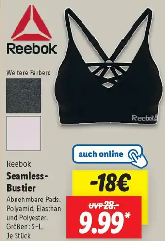 Lidl Reebok Seamless Bustier Angebot