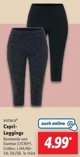 Lidl esmara Capri Leggings Angebot